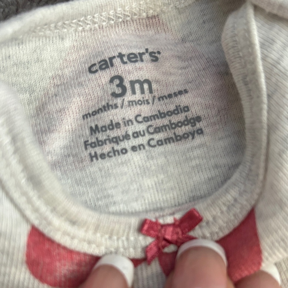 Carter's Red Heart Pajama Set - Picture 2 of 2